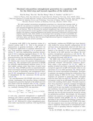 PDF Document Cover - Maximal Coin-Position Entanglement in Quantum Walks